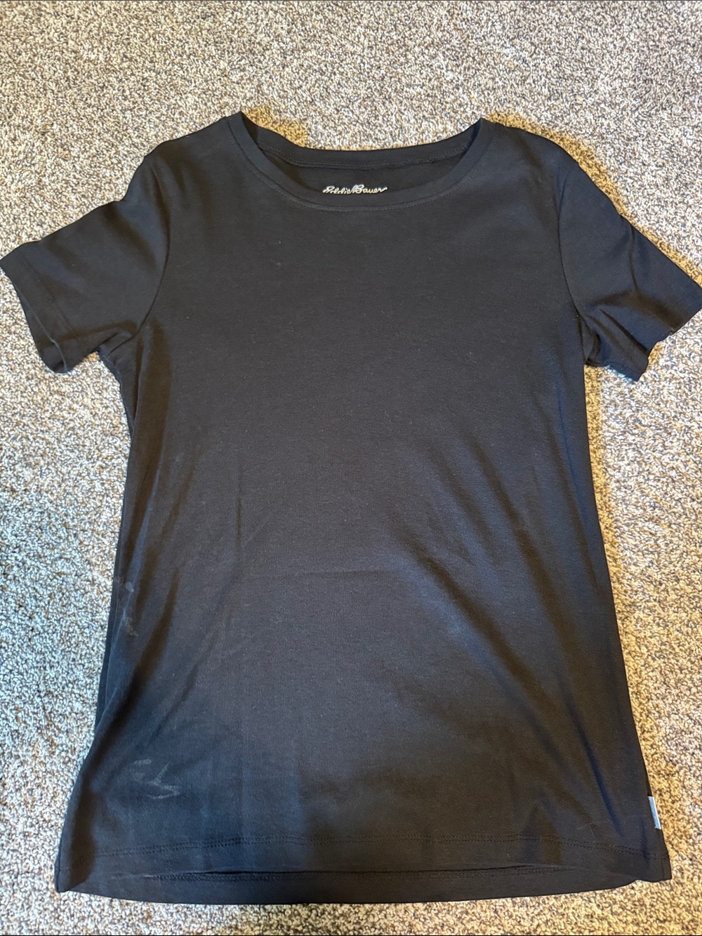 Eddie Bauer Black Short Sleeve Crewneck Tee